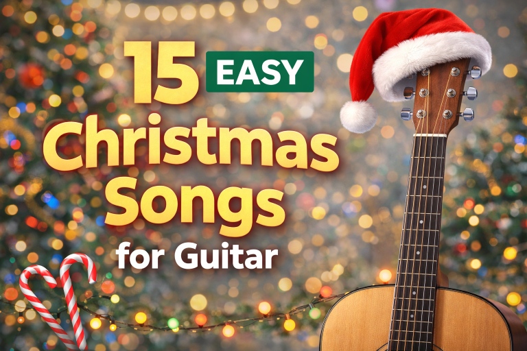 Easy Christmas Songs on Guitar (With Chords)